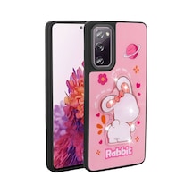 Zore Galaxy S20 Fe Kılıf Parlayan Kabartmalı İkonik Figürlü Ogaa Amas Silikon Kapak - Pembe