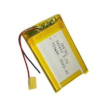 Sertec 383450 3.7v 750 Mah Li-polymer Pil Devreli/1.5a