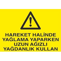 Hareket Halinde Uyarı Levhası 40x60cm