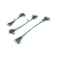 Yeşil Renk Çelik Tel Fırdöndülü Klipsli 10lu Paket HG2507 - 30 CM