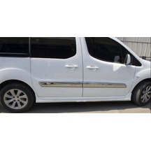 Peugeot Partner Tepee 2008 Sonrası Yan Kapı Çıtası Kromu 4 Parça P.çelik