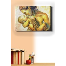 Webstyle Sayılarla Boyama Seti Kasnaklı Kadın Ve Bebek 60 X 75 Cm
