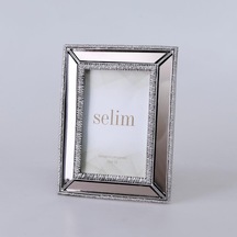 Selim Dekor Elsira 10x15 Aynalı Çerçeve Gümüş