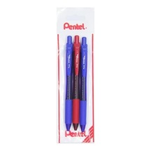 Energel 1.0 Mm Likit Roller Kalem 2xmavi/1xkırmızı 3'lü Set -