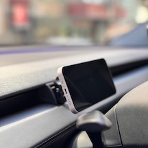 Tesla Model Y Juniper Magsafe Uyumlu Manyetik Telefon Tutucu, Araç İçi Kolay Montaj 2 Mixed