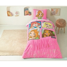 Taç Lisanslı Nevresim Takımı Winx Girls Club Tek Kişilik