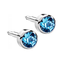 Nur Dükkanı Steril Kulak Delme Küpesi 1 Çift Nina Marka N11.1014 Metalik