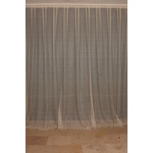 Dar Etek Model Gold Renk Hazır Pileli Fon Perde 300x260