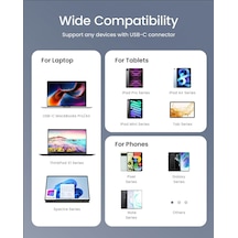 140 W Usb C Kablosu, Ekranlı, Magline Naylon 1,2 M Tip C Hızlı Şarj Kablosu - İphone 15 Pro Max, Galaxy, Macbook Pro/air, İpad Pro/air, Ve Daha Fazlası İle Uyumlu