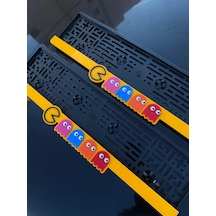 Pacman Plakalık 2'li Oto Araba Aksesuar 2 Adet Plakalık Universal