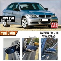 Bmw E90 Makyajsız Kasa 2005-2009 Batman Yarasa Ayna Kapağı Piano