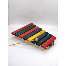 Ahşap Naturel Ksilefon 8 Tonlu