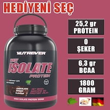 Nutrever Whey Isolate Protein Tozu 1800 Gram Çikolata Aromalı