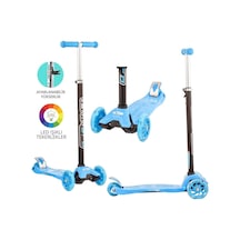 Mey İthalat Torutoys Mavi Twist Işıklı Scooter