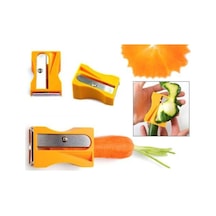 Havuç Salatalık Soyacağı Kalemtraş Şeklinde Sebze Soyacağı Turuncu Diğer