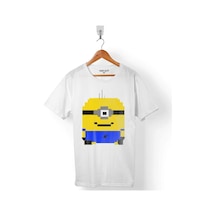 Mınecraft Mınıons Minyonlar Mınıoncraft Erkek Tişört 001