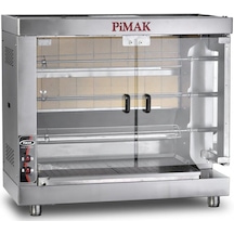 Pimak Kollu Setüstü Piliç Çevirme Makinesi 3 Şiş 15piliç Doğalgazlı