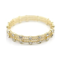 Zirkon Taşlı Bilezik - Altın Altın