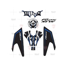 Kasa R25 Tank Pad Seti 5 Parça Özel Üretim Race Blue