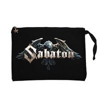 Sabaton Eagle Siyah Clutch Astarlı Cüzdan / El Çantası Siyah
