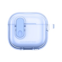 Airpods 4 Kılıf Amazingthing Magnetik Kilit Tasarımlı Minimal Serisi Kılıf Mavi