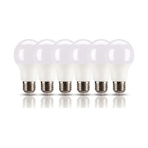 Cata Ct-4274 15w E27 Duy Standart Led Ampul - A Sınıfı Enerji Tasarruflu, Yüksek Lümenli 6400k Beyaz Işık - 6 Ade Genel