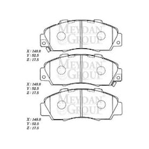 Honda Accord 96/98 Ön Fren Balatası Disk 148,8x52,5x17,5 Daıwa - Fren Ve Ekipmanları