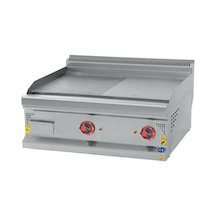 Karacasan Endüstriyel 60 Cm 600 Seri Set Üstü Lpg Tüplü Yarı Kanallı Izgara