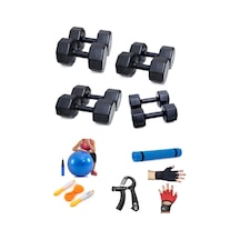 Ps Spor 4 Set Dambıl 3 Kg X 2 Ad 6 Kg X 2 Ad 8 Kg X 2 Ad 10 Kg X 2 Ad 5çeşit Egzeriz Seti