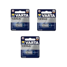 Varta Pil V23GA 12V Alkalin Varta Tekli Pil 3 Paket