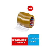 Tesa Koli Bandı Su Bazlı Akrilik Şeffaf 100mx45mm 6'lı Set