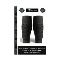 Özel Üretim Antrenman Koruyucu Kadın Tkm-300-l-siyah Elite Soft Tekmelik