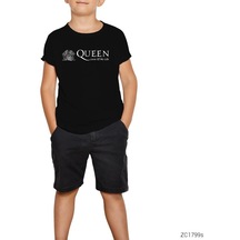 Queen Love Of My Life Siyah Çocuk Tişört