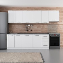 Minar 290 Cm Mutfak Dolabı Beyaz 290-b4