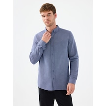 LOFT Regular Fit Erkek Gömlek U.kol Lf2040017 Q1.v1 İndigo