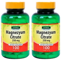 Vitapol Magnezyum Sitrat B6 2X100 Tablet Magnesium Citrate