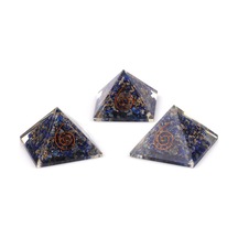 Lapis Lazuli Taşından Orgonit Piramit