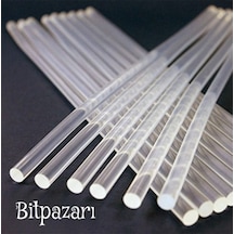 5 Adet Ince Silikon - Çap 7mm - Uzunluk 30cm