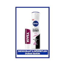 Kadın Sprey Deodorant Black&white Clear, 48 Saat Koruma Ve Nemlendirici Böğürtlen Dudak Bakım Kremi