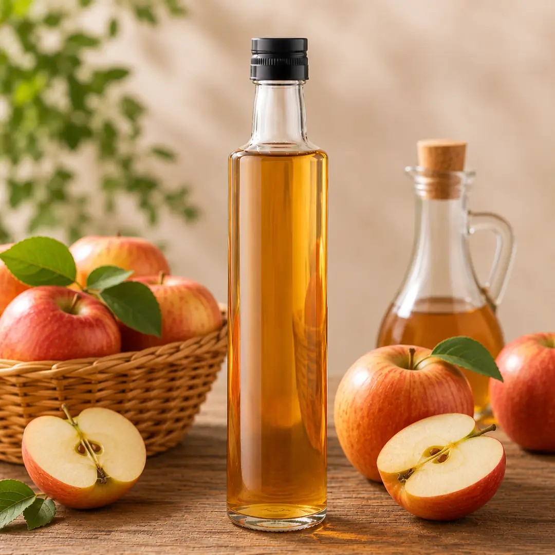 500 Ml Elma Sirkesi Doğal Fermente, Katkısız Ve Geleneksel Üretim