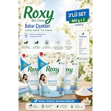 Roxy Bio Clean Bahar Çiçekleri Doğal Matik Toz Sabun 800 Gr 3 Adet