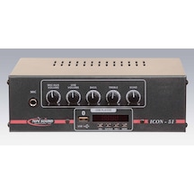 Tepe Sound Icon-51 50W / 4 Ohm-100V Usb Bluetooth Amplifikatör