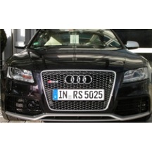 Audı A5 2008-2012 Panjur Rs5 Siyah - Krom Çerçeve