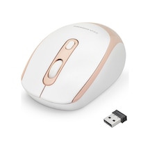 Kablosuz Mouse 800/1600 Dpi - Beyaz Pembe Hdx3406r