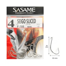 Sasame F-705 No:4 Seigo Sliced Olta İğnesi 17 Adet