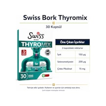 Swiss Bork Thyromix İyot Selenyum Ve Çinko 30 Kapsül