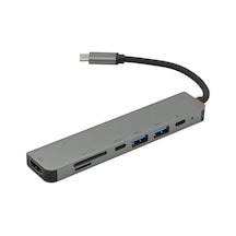 Frısby Fa-7662Tc Usb Type-C - Hdmı-Kart Okuyucu-Usb3.0 Adaptör
