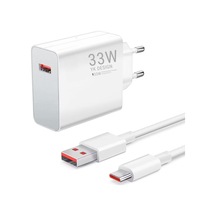 Buffer 33w Hızlı Şarj Adaptörü Type-c Kablolu, Usb Çıkışlı, Akıllı Şarj Destekli Duvar Tipi Şarj Cihazı