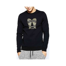 The Walking Dead Fear The Living Baskılı Siyah Erkek Sweatshirt The Walking Dead Fear The Living Baskılı Siyah Erkek Sweatshirt