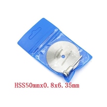 Mini Daire Testere Mandrel Bağlantı Mili Ahşap Plastik Kesme Disk